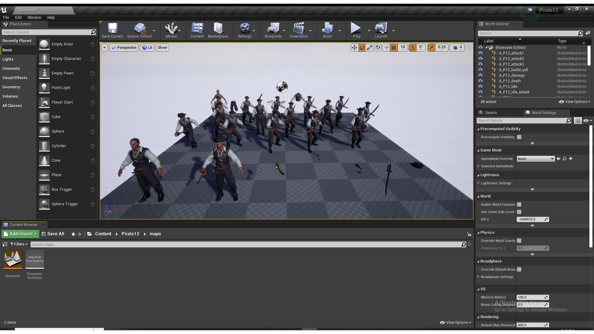 PIRATE R12 Low-poly 3D model_13