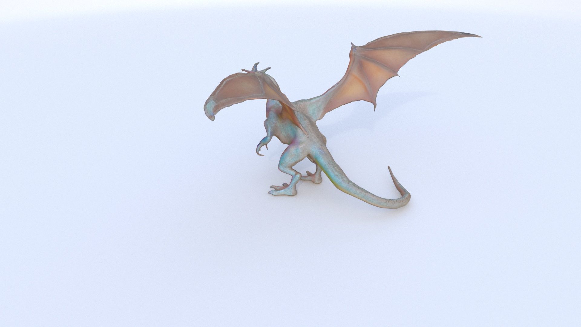 Wyvern Dragon 1 3D model_3
