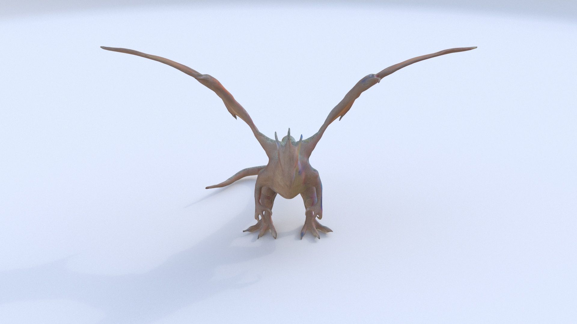 Wyvern Dragon 1 3D model_1