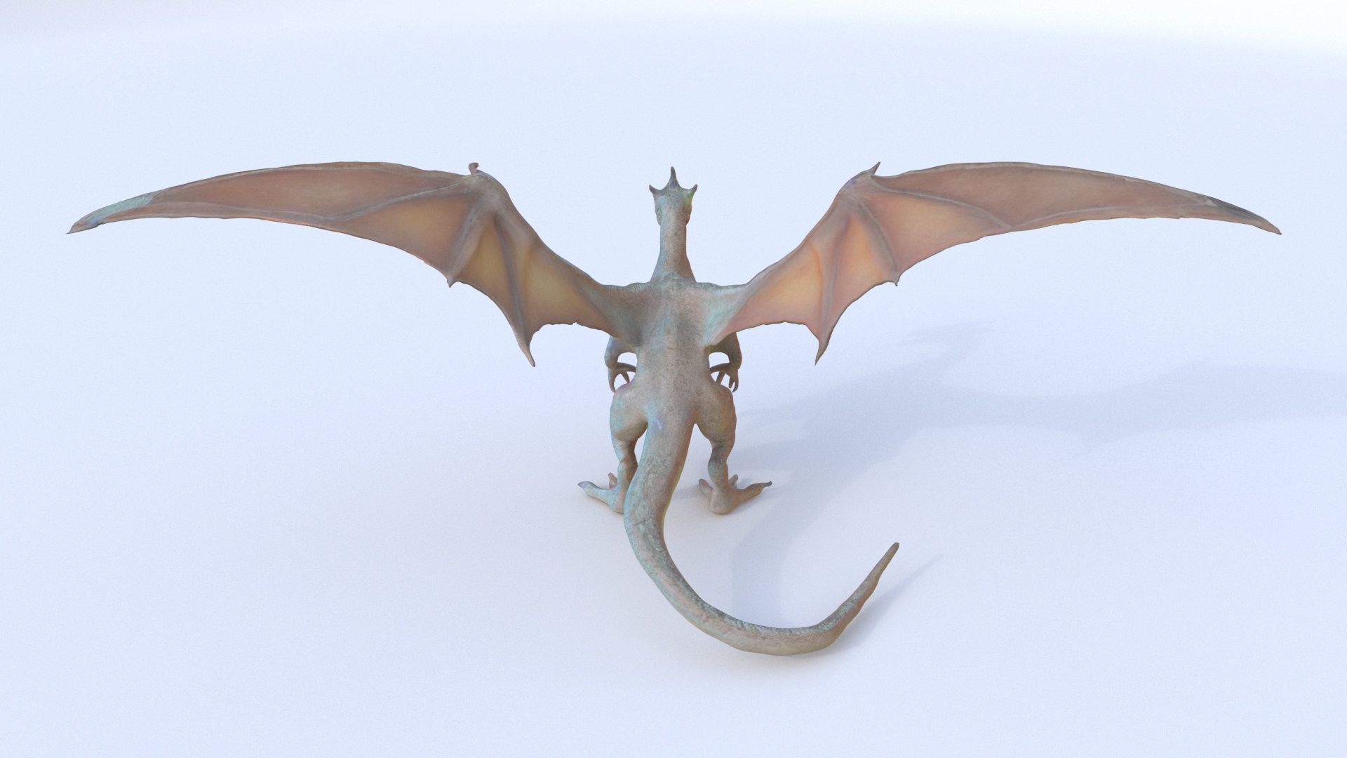 Wyvern Dragon 1 3D model_4