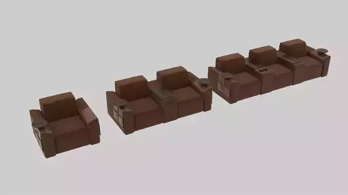 VISMARA Kubrik Home Cinema Modular Chair