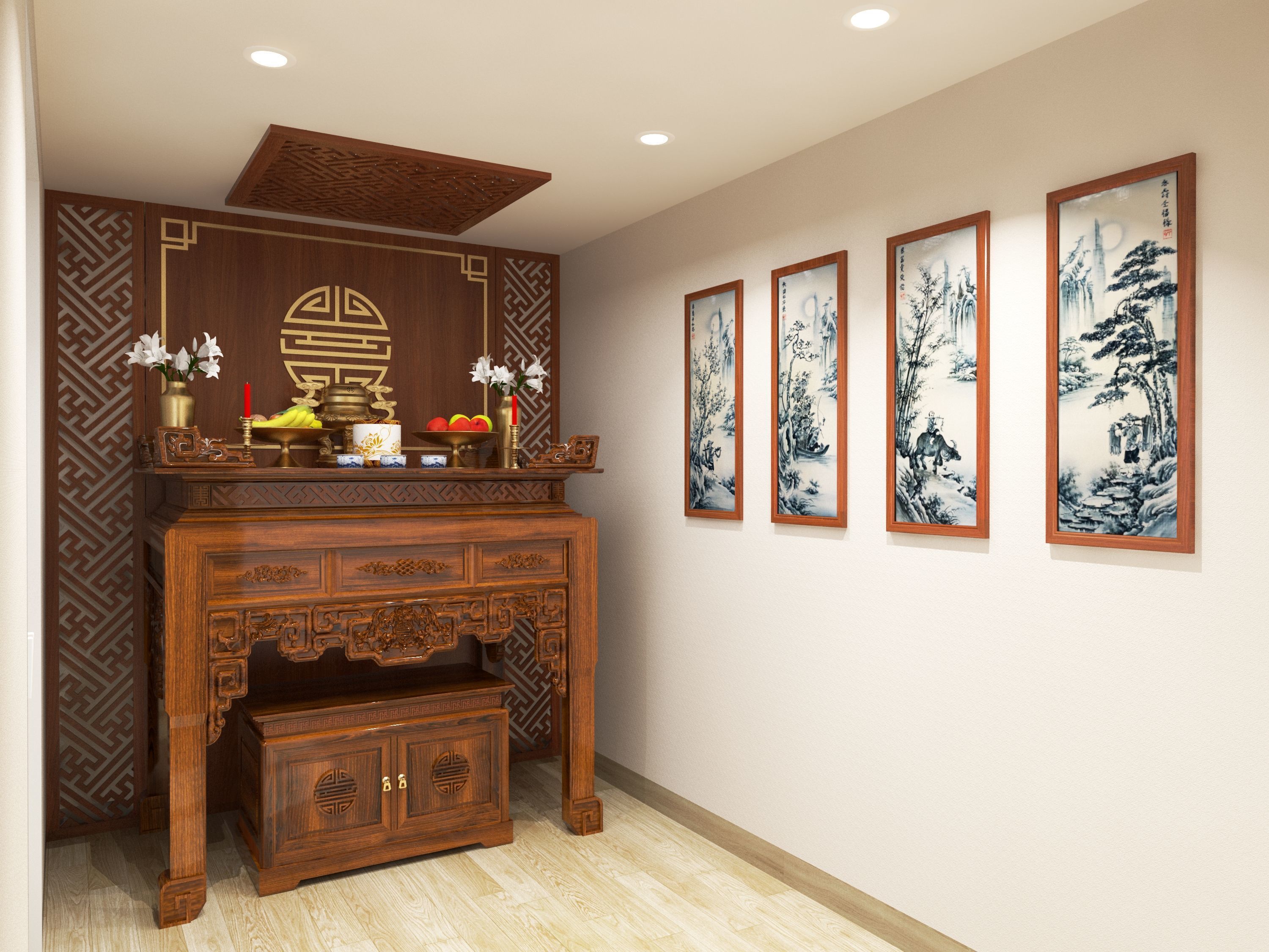 Resident House - HV 2 Free 3D model_21