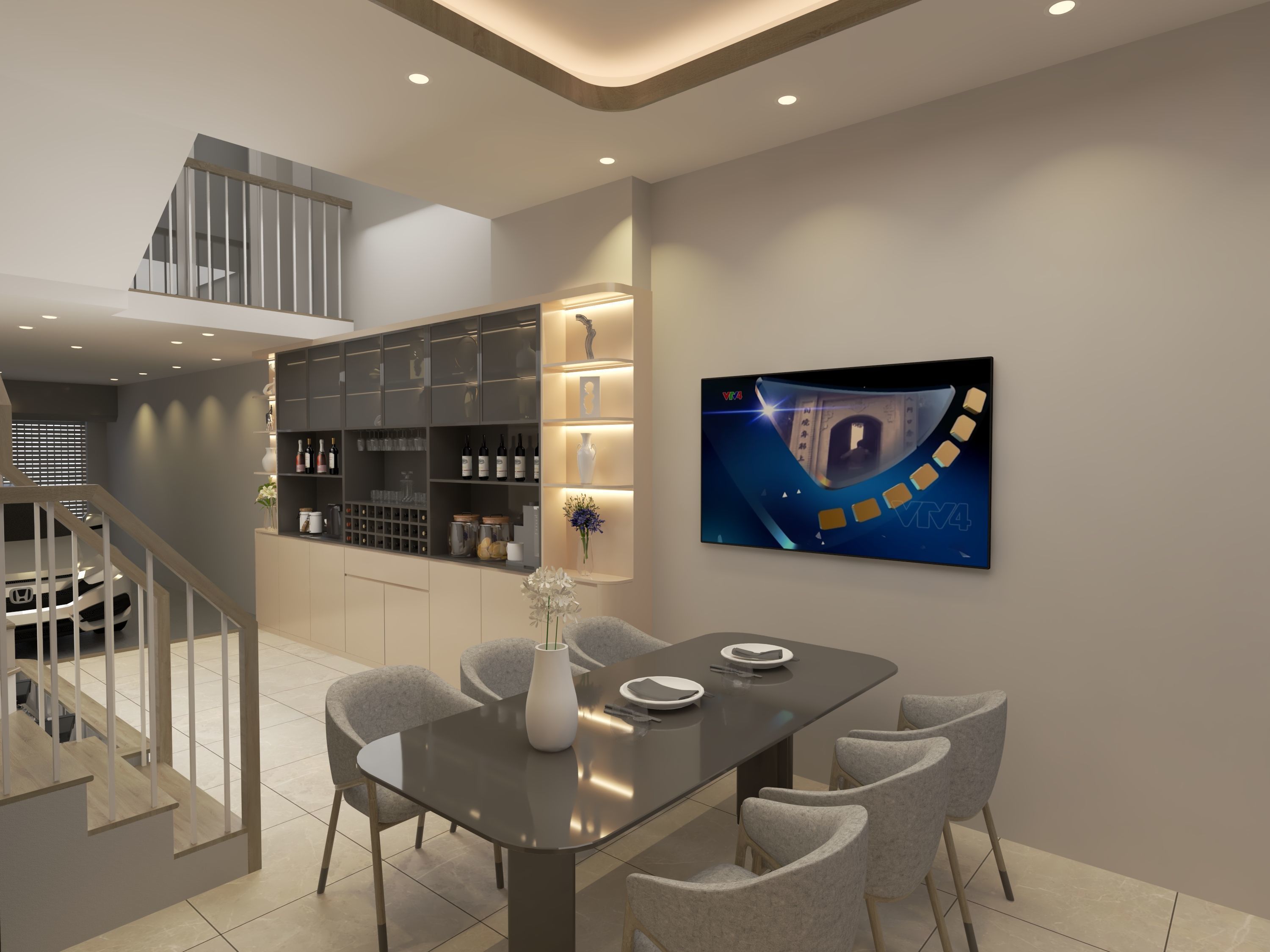 Resident House - HV 2 Free 3D model_24