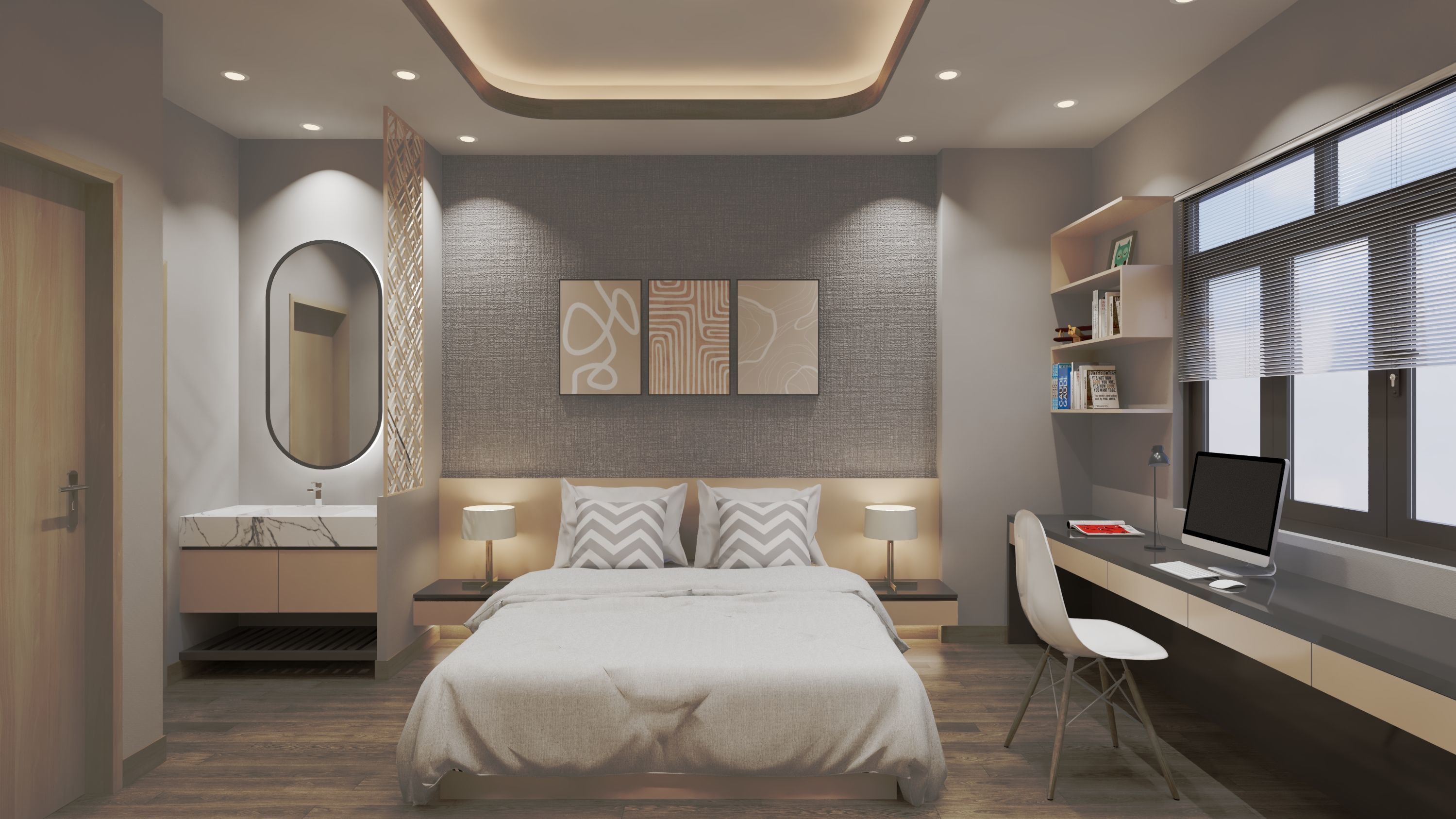 Resident House - HV 2 Free 3D model_29