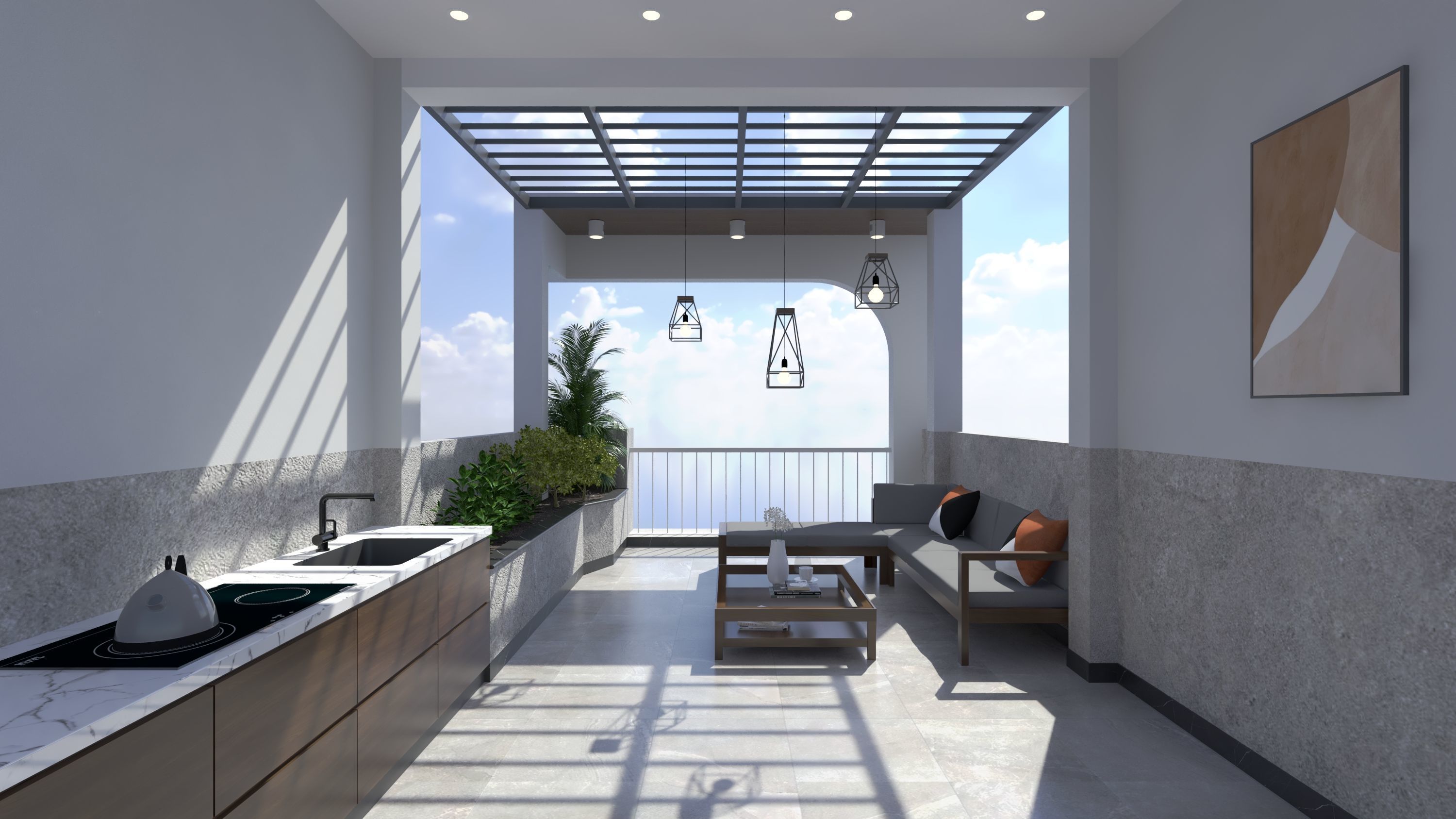 Resident House - HV 2 Free 3D model_16