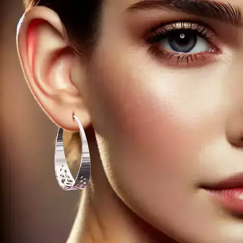 Slick organic pattern ring for 3D print