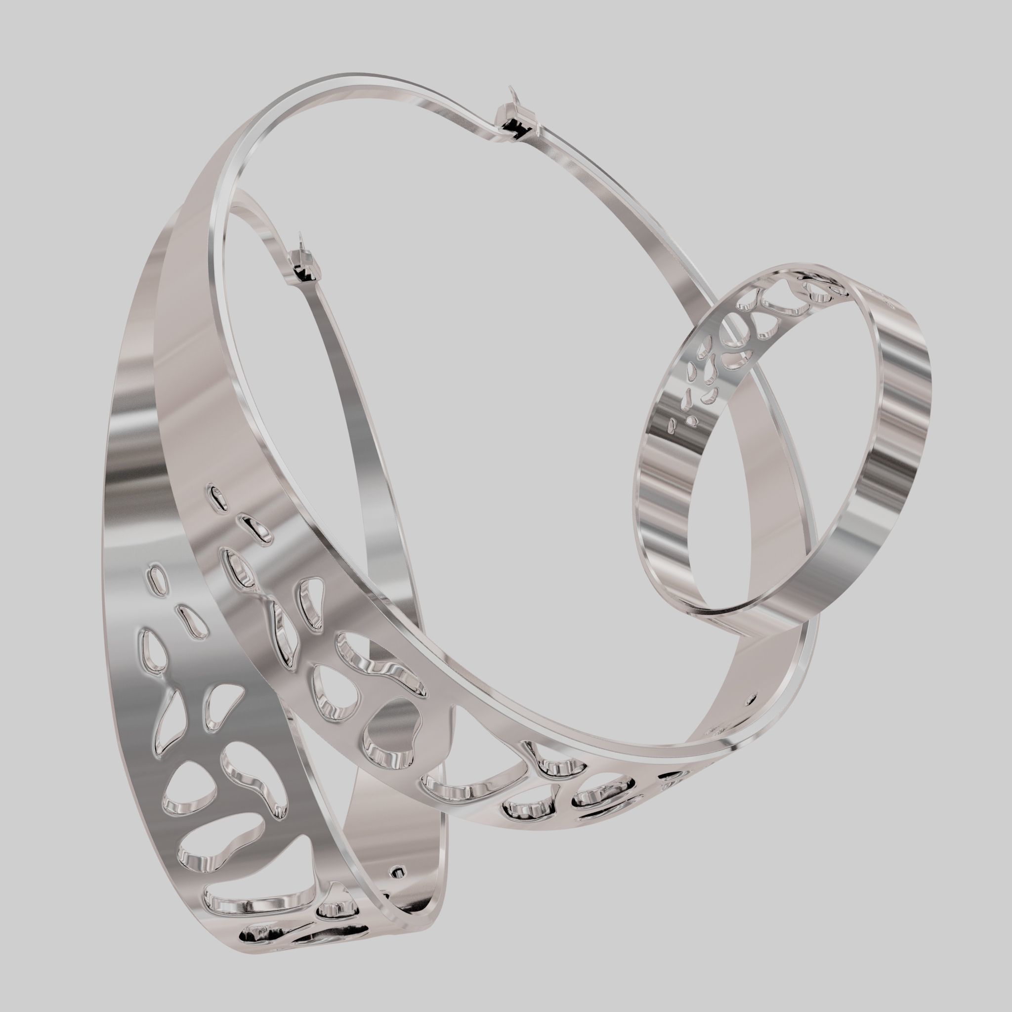 Slick organic pattern ring for 3D print 3D print model_9