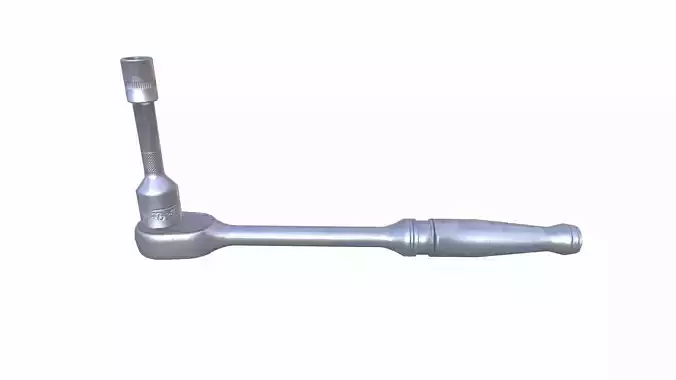 Socket Wrench Low-poly 3D model