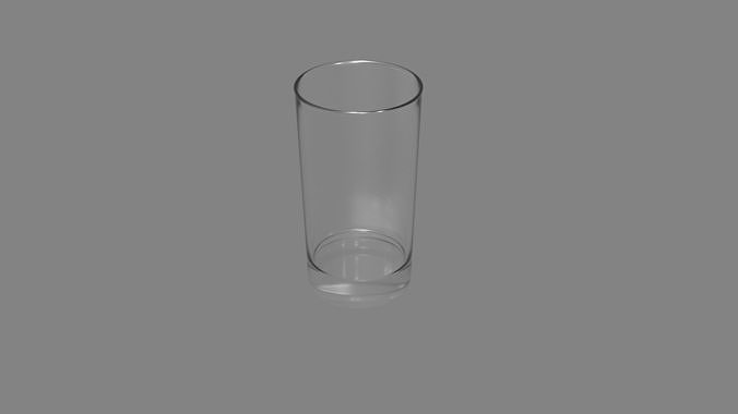 Transparent Glass 3D Model Free low-poly 3D model