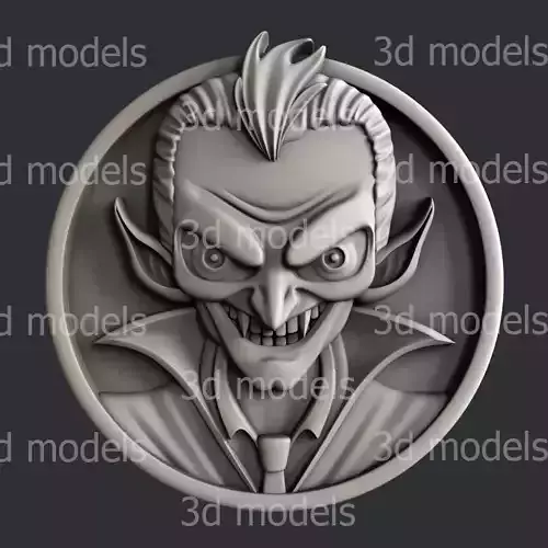 3d STL models for CNC router or 3dprinter Dracula P516 3D model