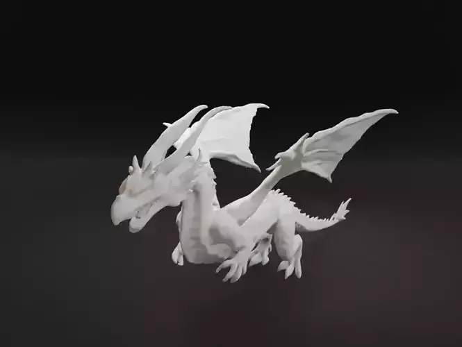 Dark Fantasy Medieval Dragon Monster