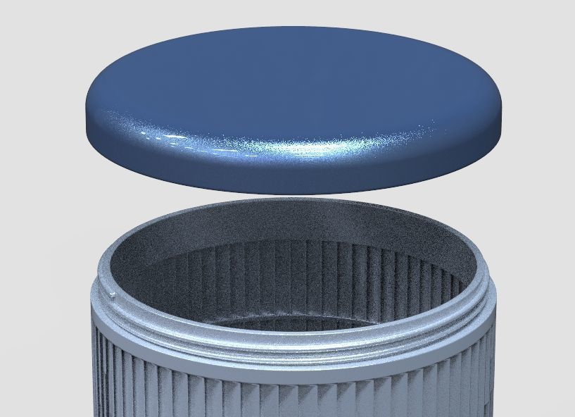 Enclosure For Bluetooth Speaker 3D print model_2