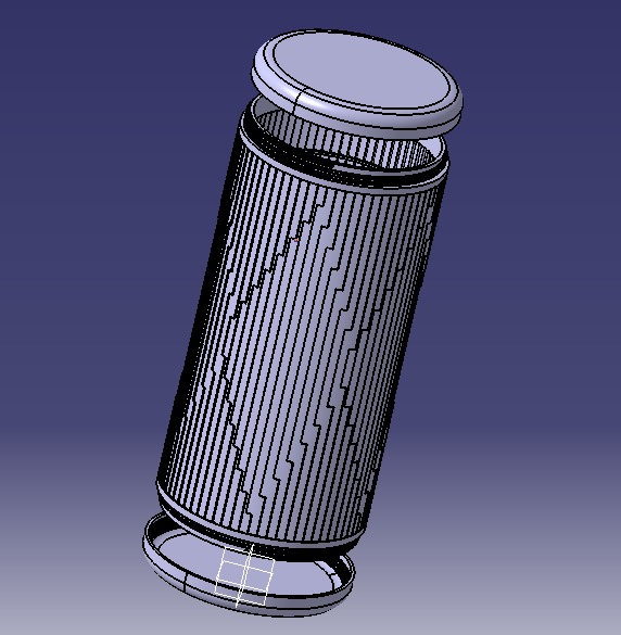 Enclosure For Bluetooth Speaker 3D print model_28