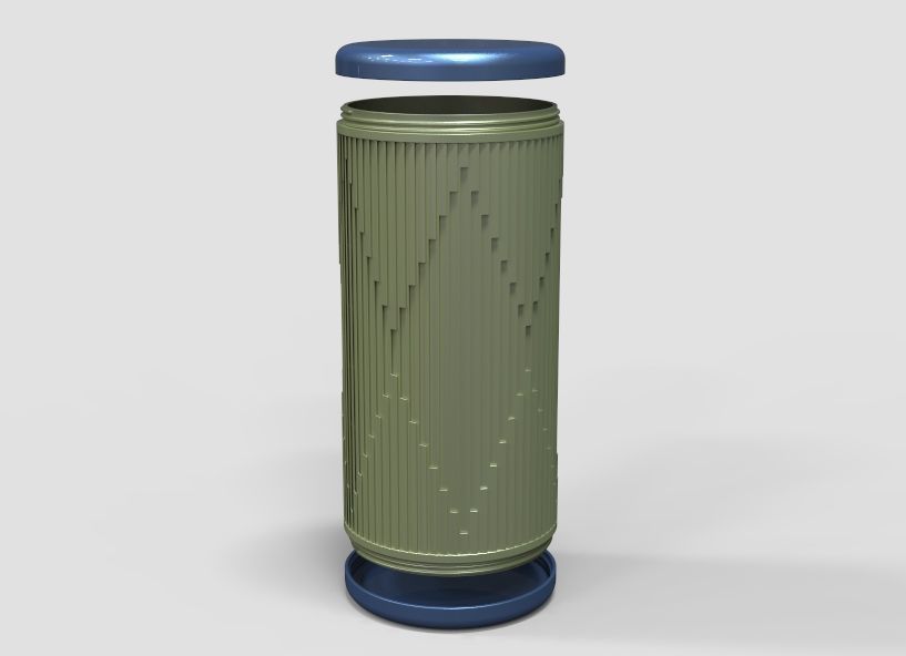 Enclosure For Bluetooth Speaker 3D print model_1