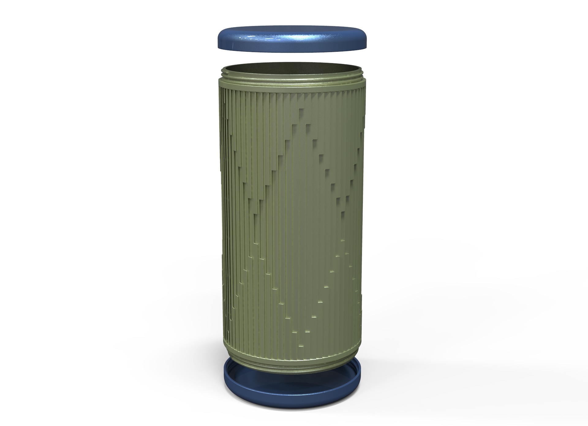 Enclosure For Bluetooth Speaker 3D print model_48