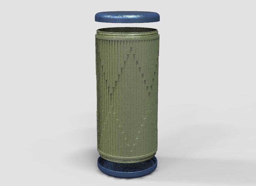 Enclosure For Bluetooth Speaker 3D print model_61