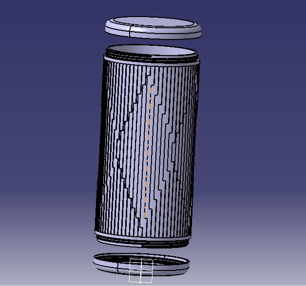 Enclosure For Bluetooth Speaker 3D print model_26