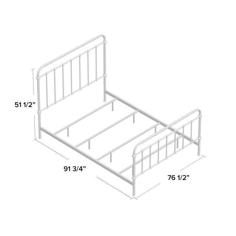Blas Standard Bed 3D model_1