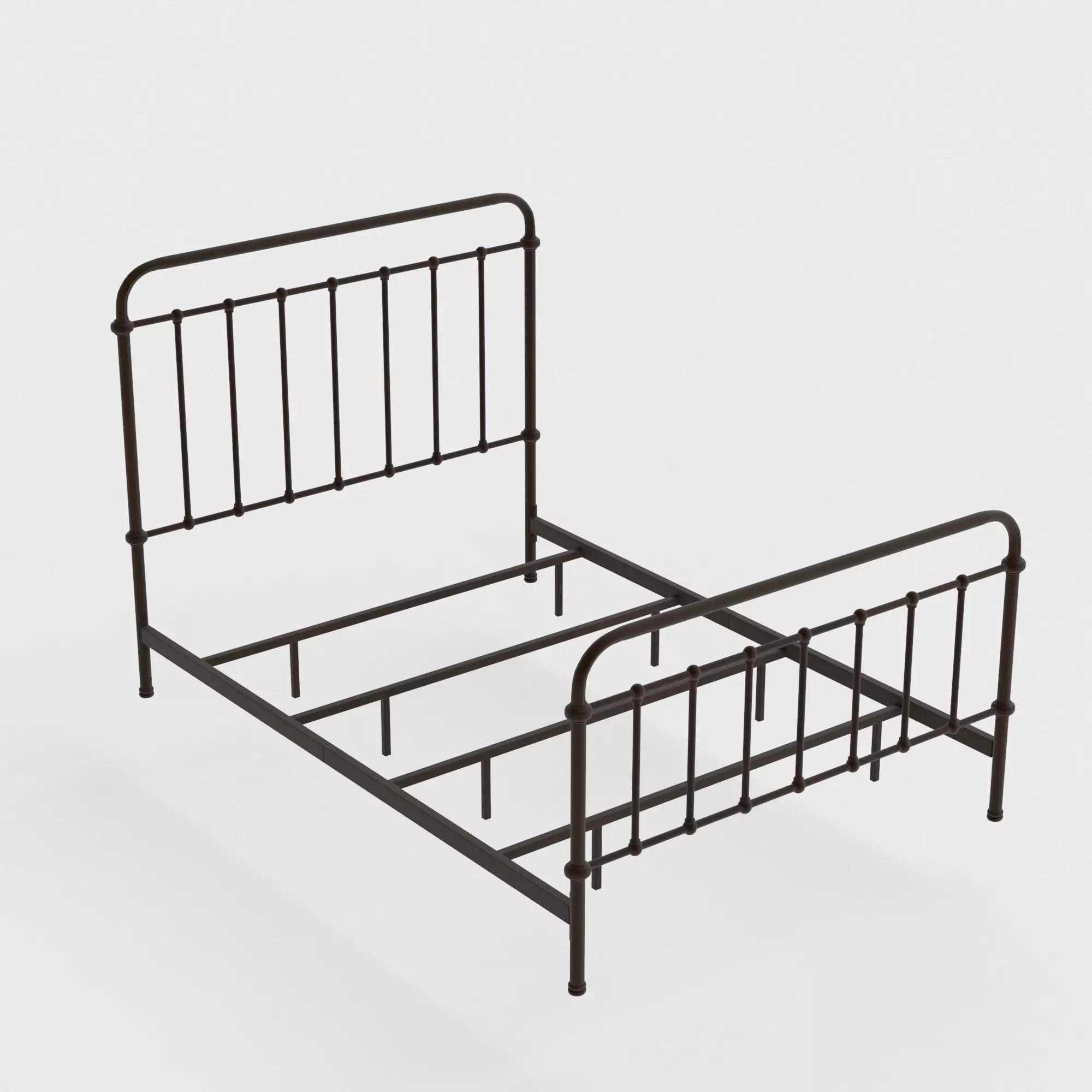 Blas Standard Bed 3D model_0