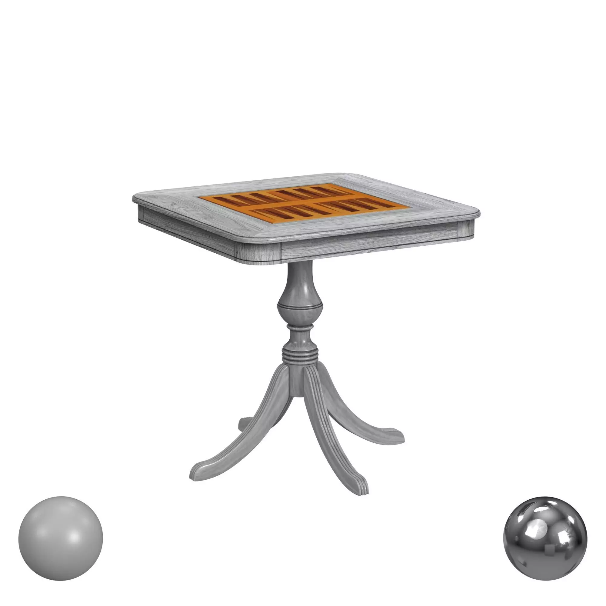 Butler Morphy Game Table Low-poly 3D model_0