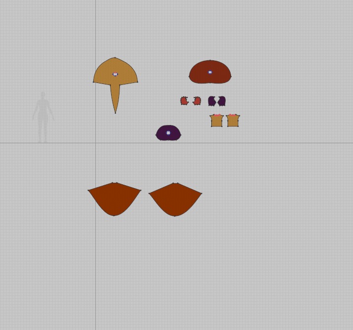 Dune inspired garment 3D model_9