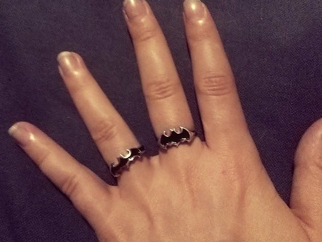 Batman rings Free 3D print model