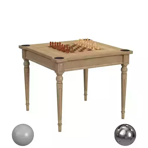 Butler Specialty Company Vincent Multi-Game Card Table Low-poly 3D model