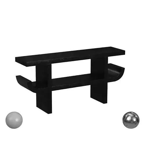 PAGODA BLACK CONSOLE TABLE