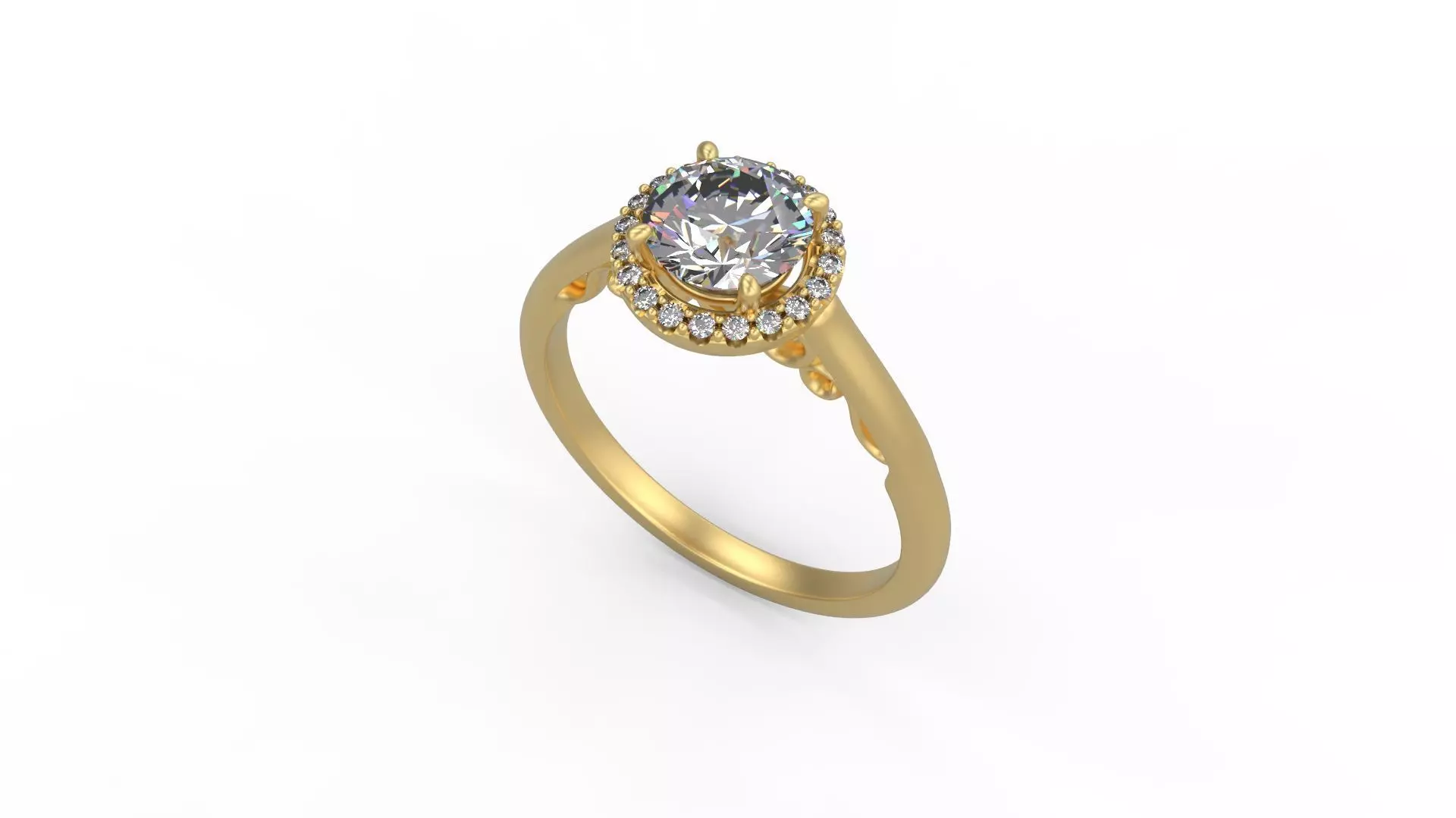 Woman Solitaire 1076 3D print model