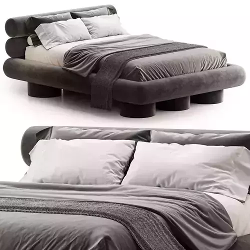 Dip Bed Low 3D model