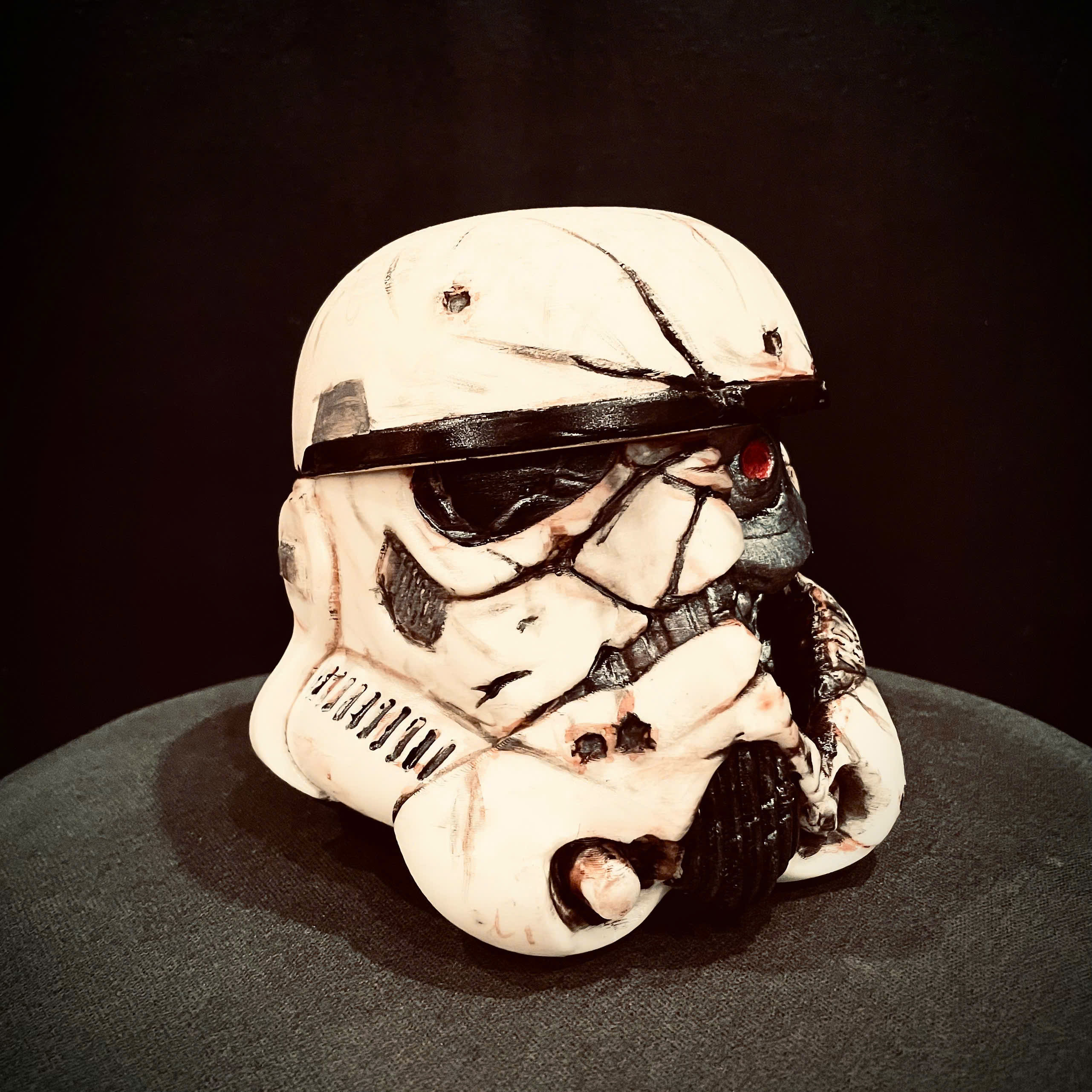 Stormtrooper Skull Terminator Head Decoration - Starwars Toys 3D print model_2