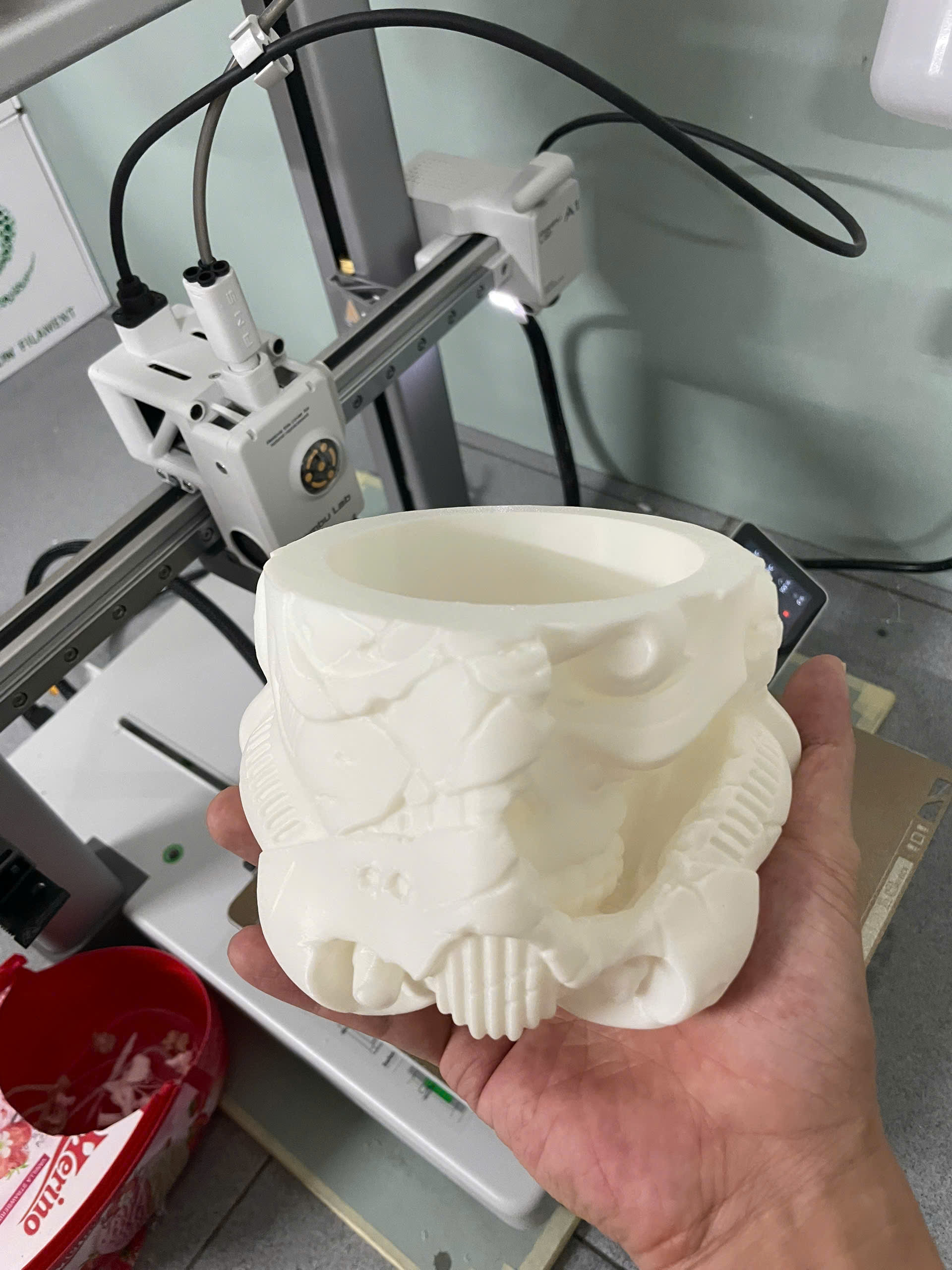 Stormtrooper Skull Terminator Head Decoration - Starwars Toys 3D print model_11