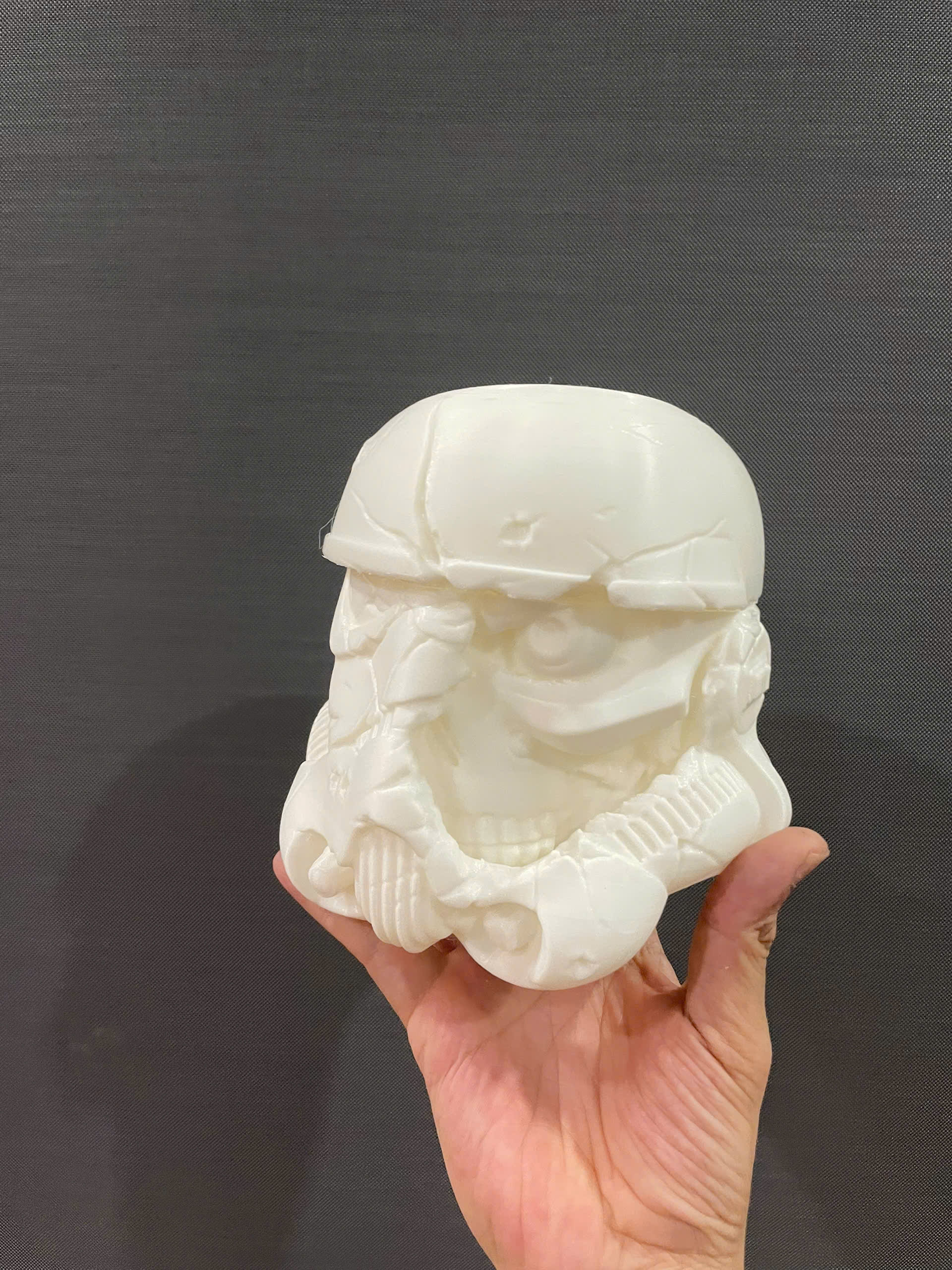 Stormtrooper Skull Terminator Head Decoration - Starwars Toys 3D print model_12