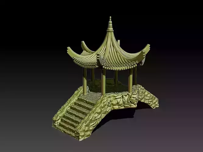 Japanese Stone Bridge 02