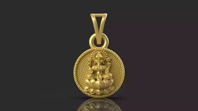 Gini Lakshmi Pendant - 0059