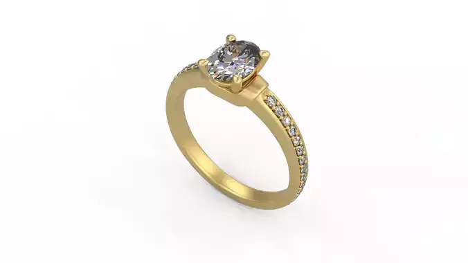 Woman Solitaire 1097