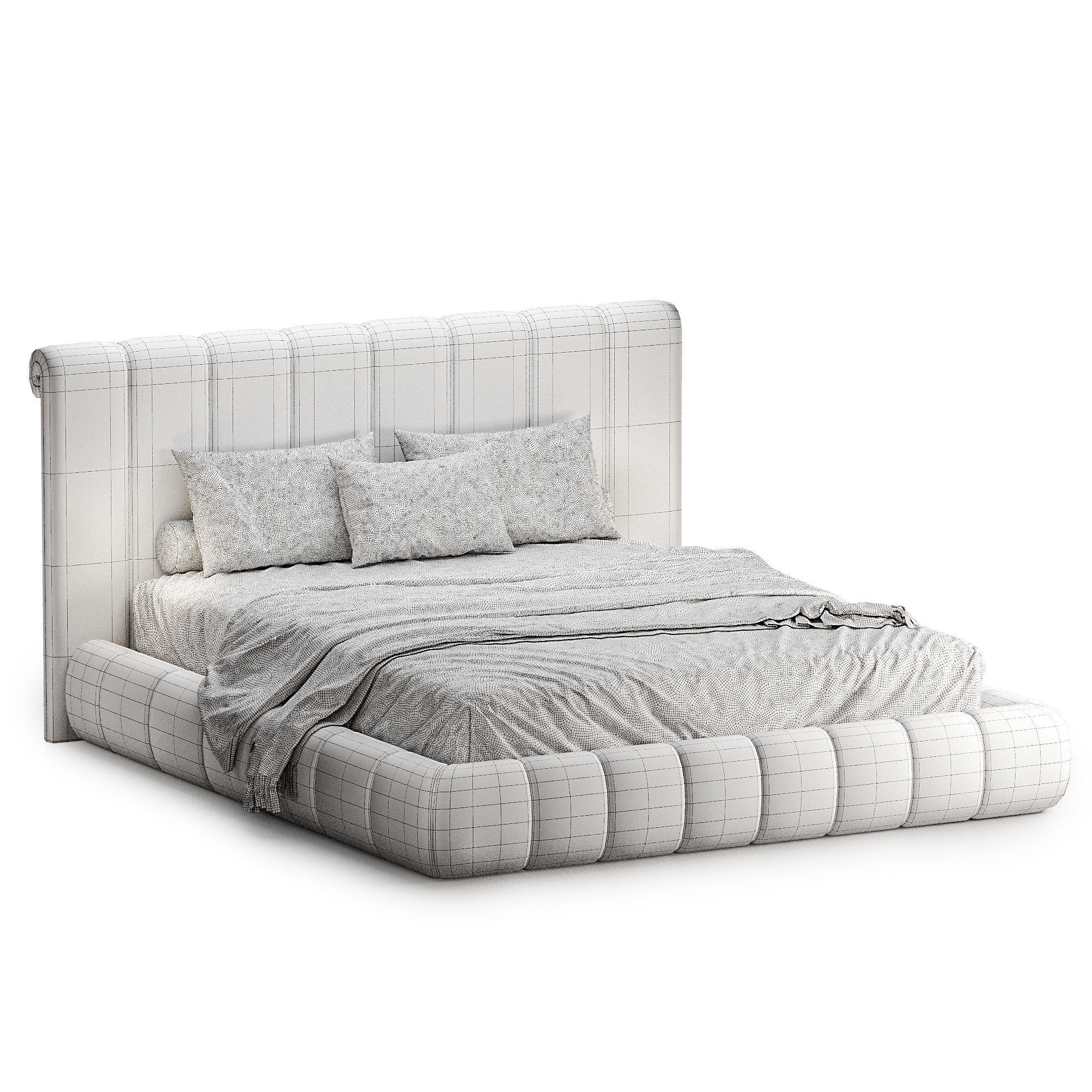 Life Time Bed 3D model_3