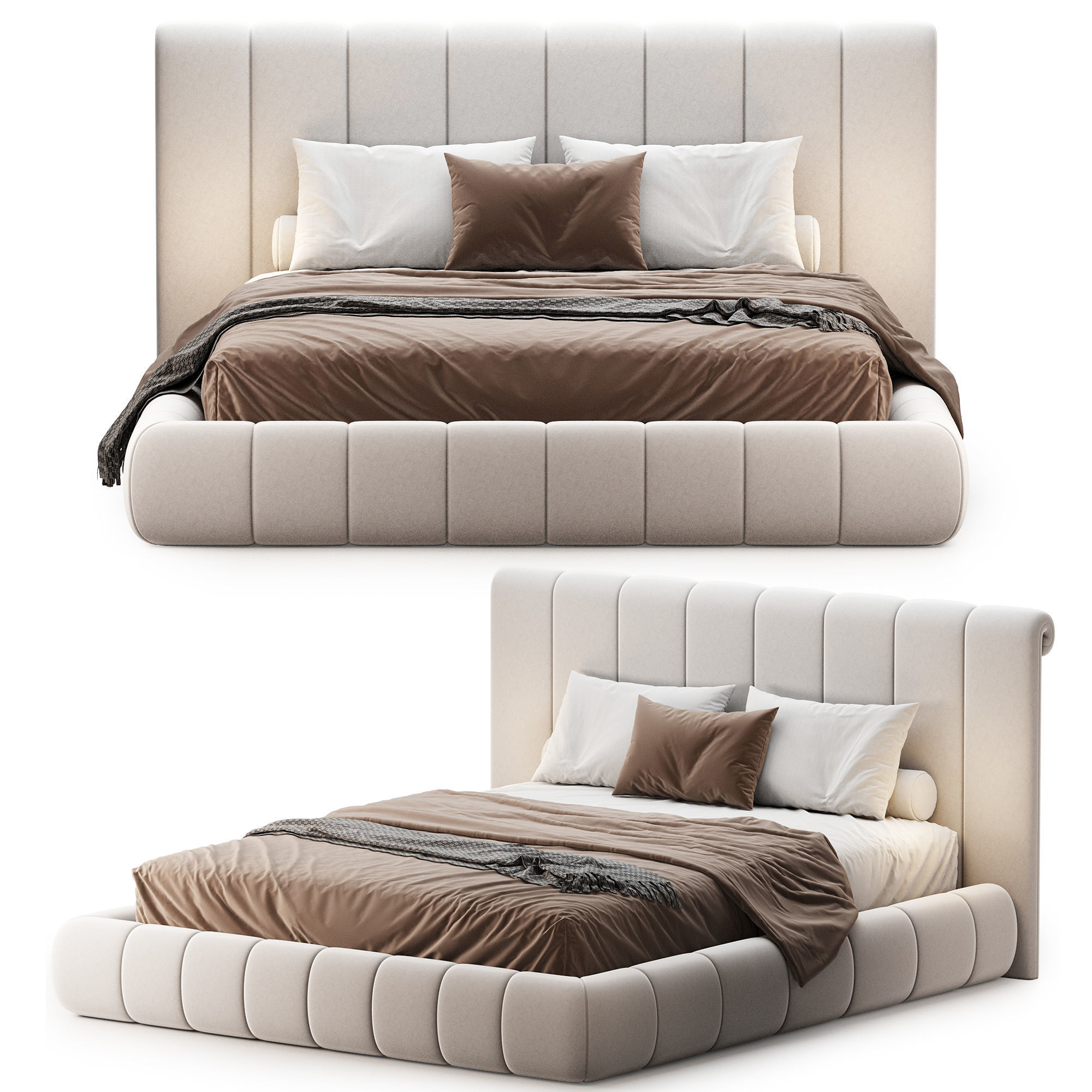 Life Time Bed 3D model_1