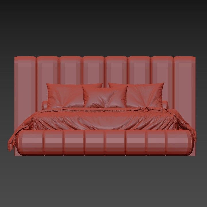 Life Time Bed 3D model_5