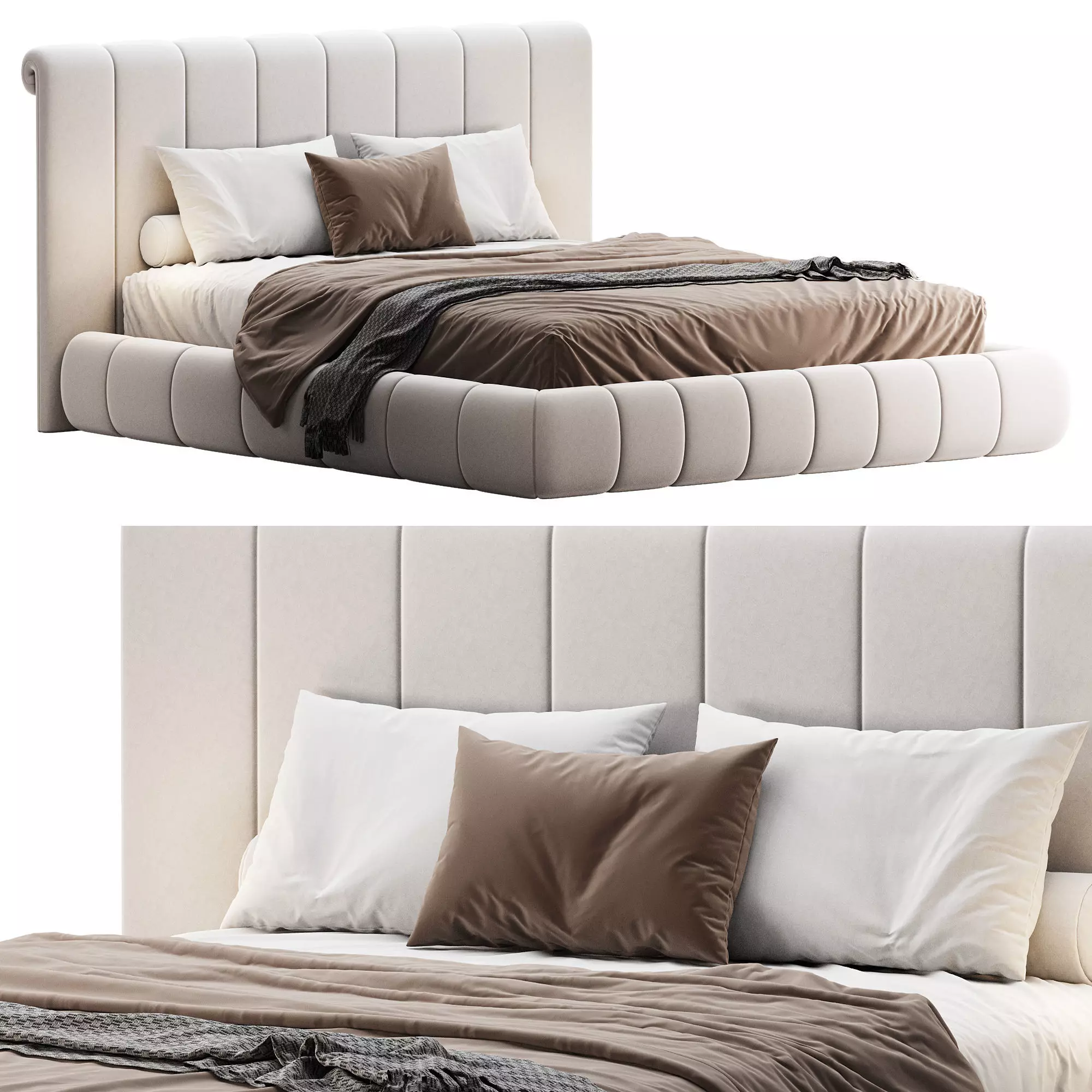 Life Time Bed 3D model_0