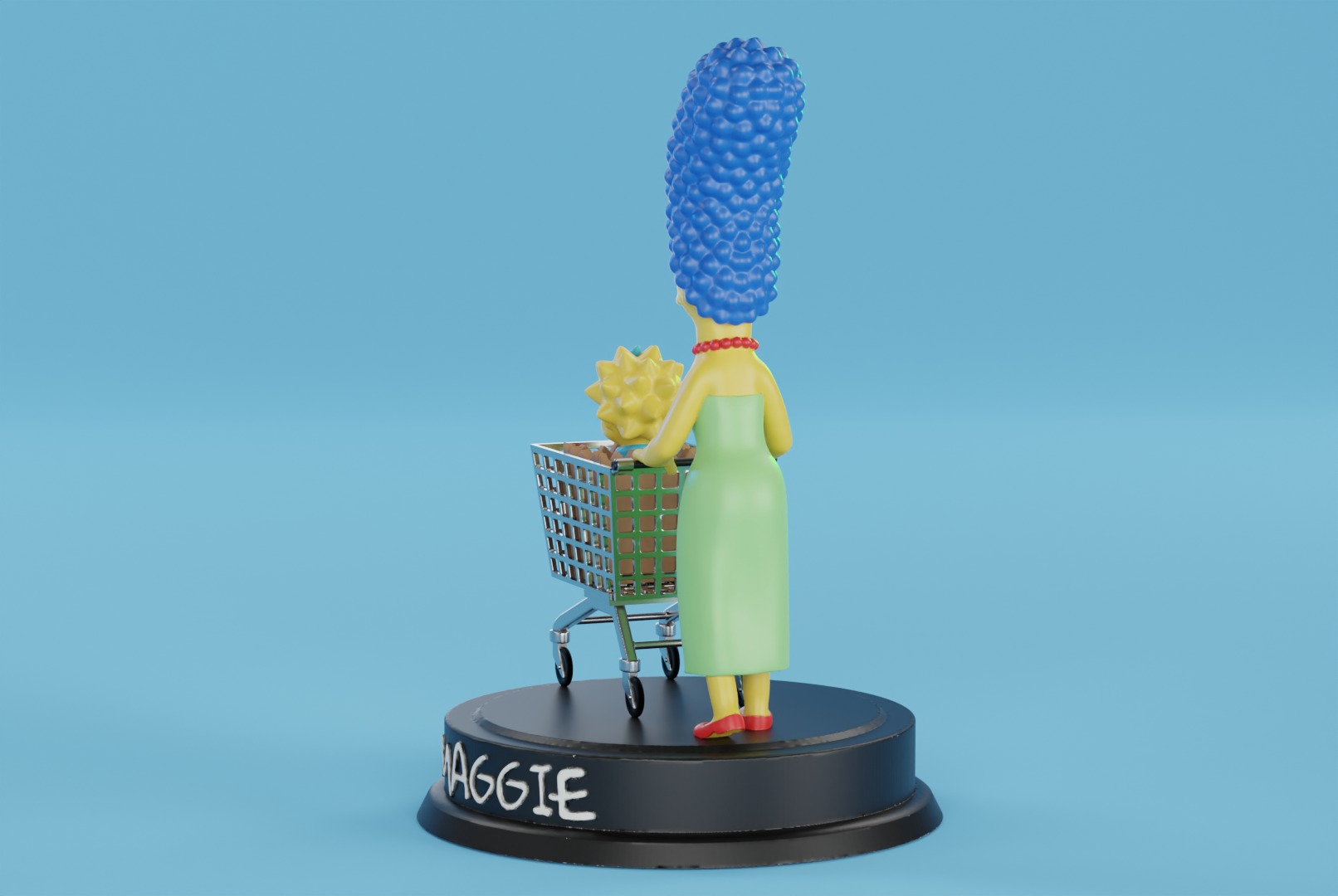 Marge and Maggie 3D print model_2