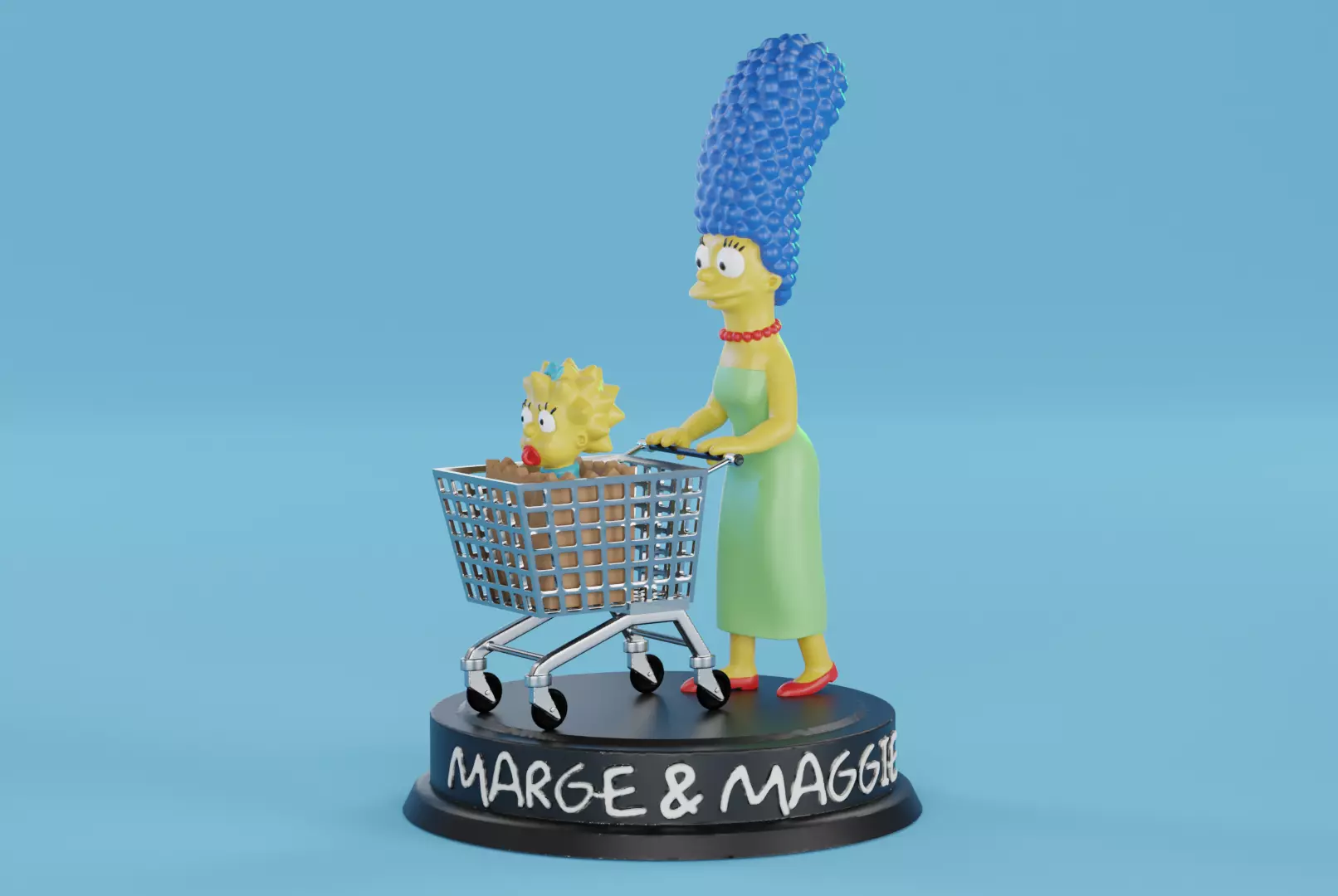 Marge and Maggie 3D print model_0