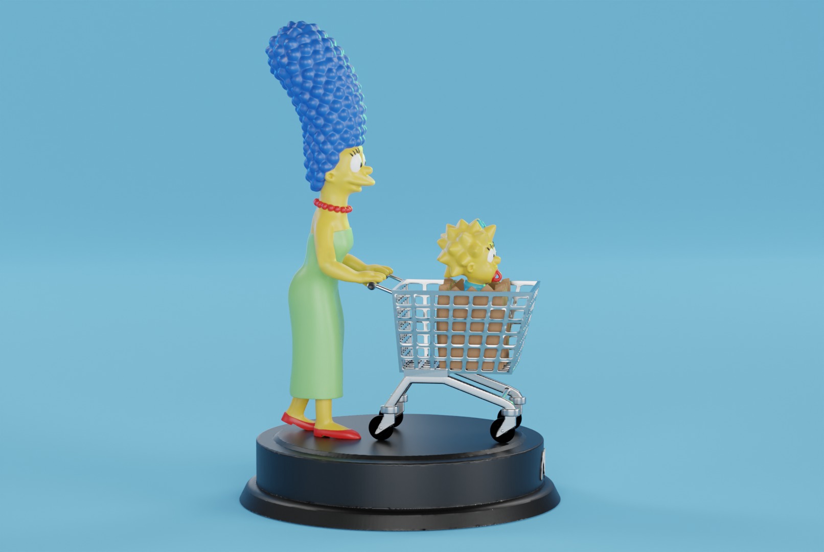 Marge and Maggie 3D print model_1