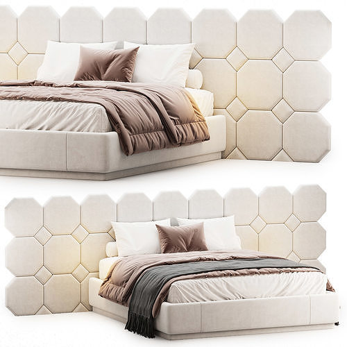 Bed Smania 3D model