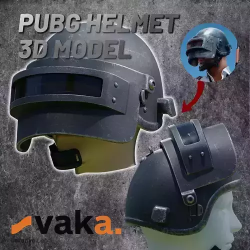 PUBG Helmet 3D Model for Print 3D print model