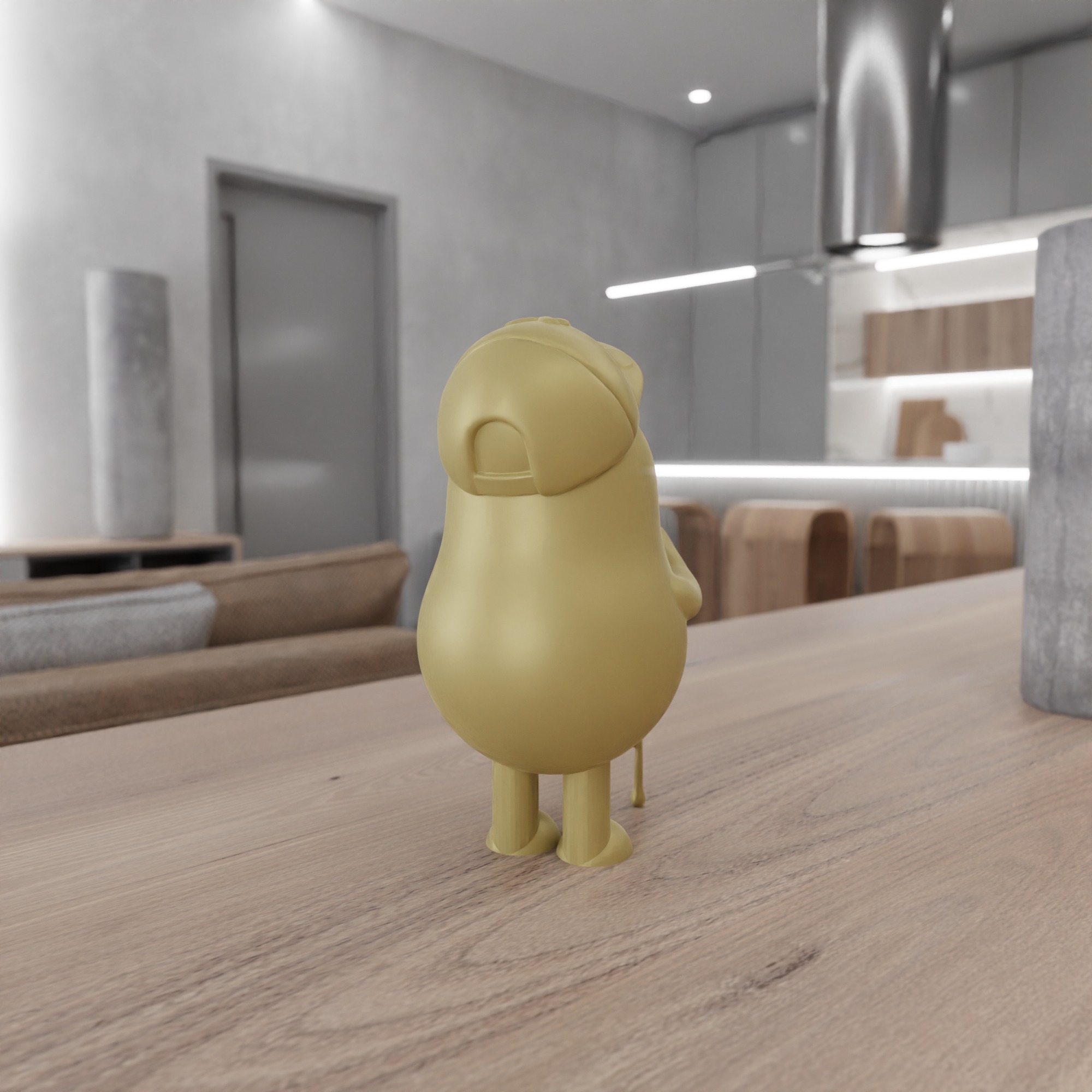 Boy Eating Skateboard Toy STL File - 118 3D print model_11