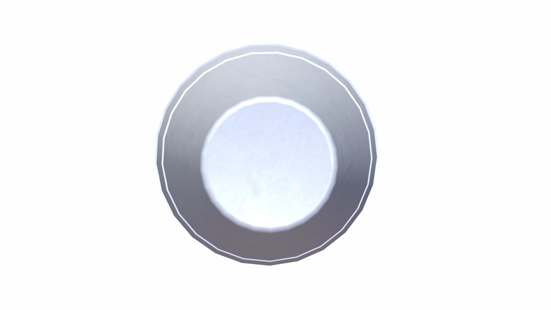 Metal Bucket Container Low-poly 3D model_3