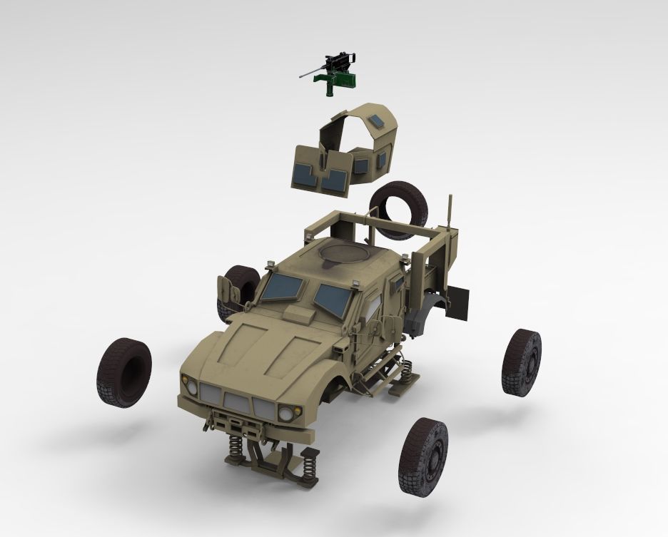 Oshkosh M-ATV  3D model_7
