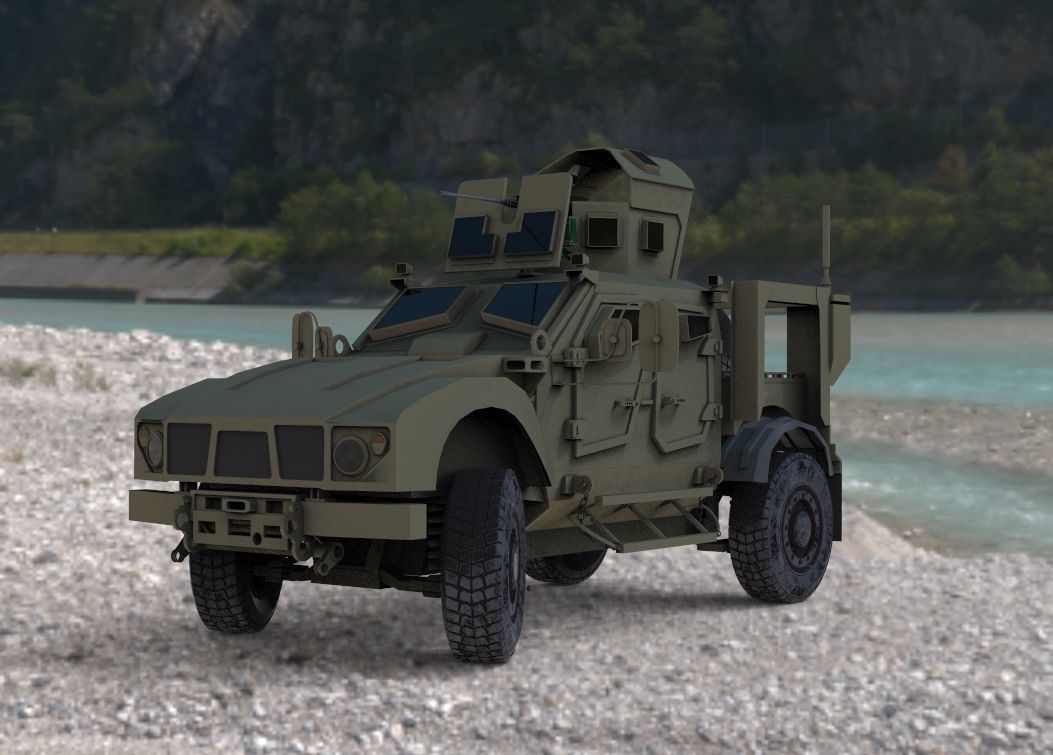 Oshkosh M-ATV  3D model_2