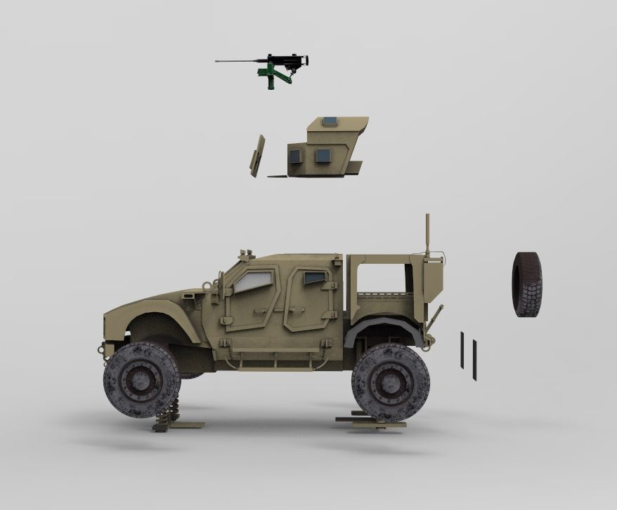 Oshkosh M-ATV  3D model_6